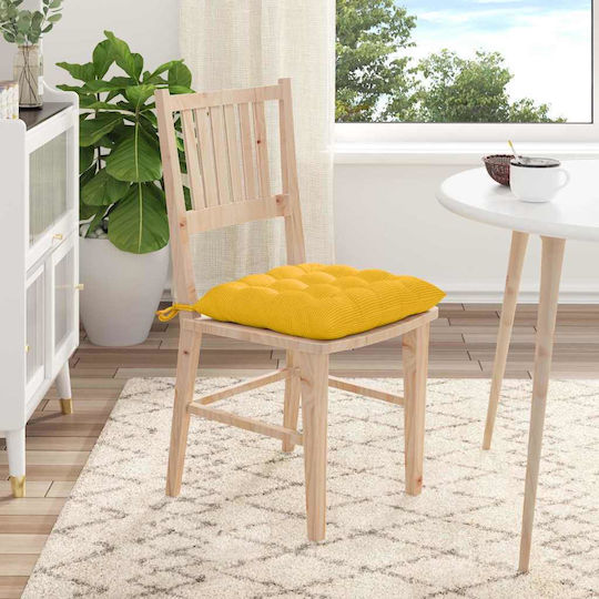 vidaXL Μαξιλάρι Καναπέ Κίτρινο 40x40εκ.