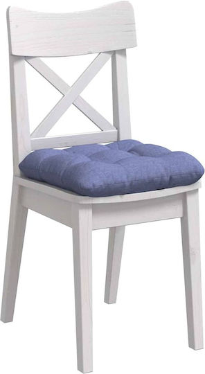 vidaXL Възглавница За Диван Син 45x45см