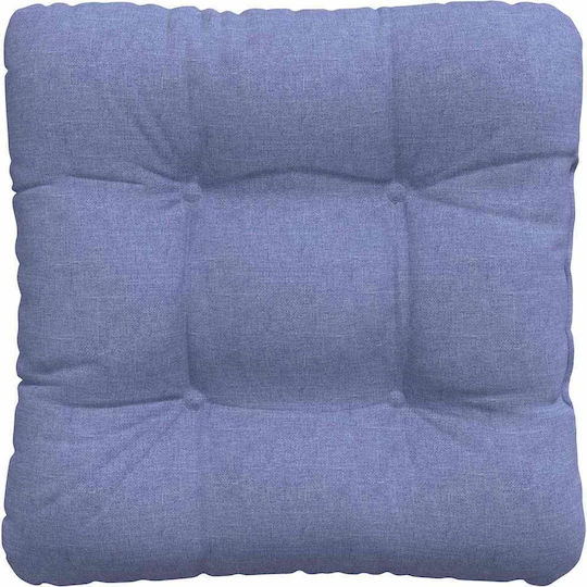 vidaXL Възглавница За Диван Син 45x45см