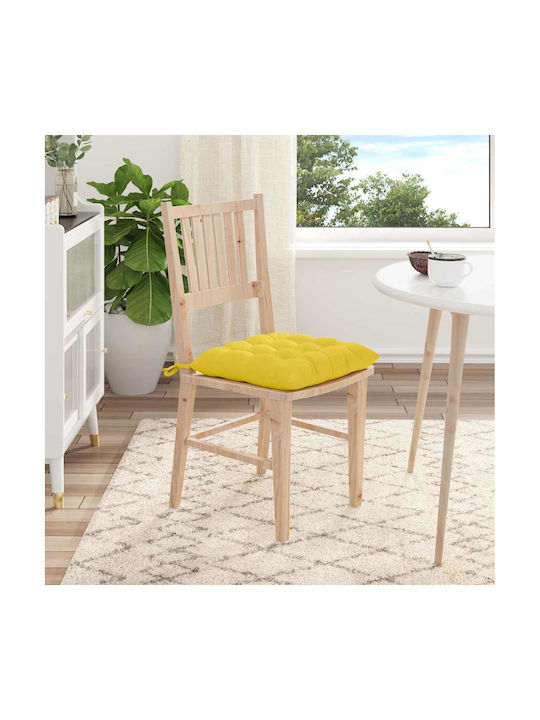 vidaXL Sofa-Kissen Gelb 40x40cm