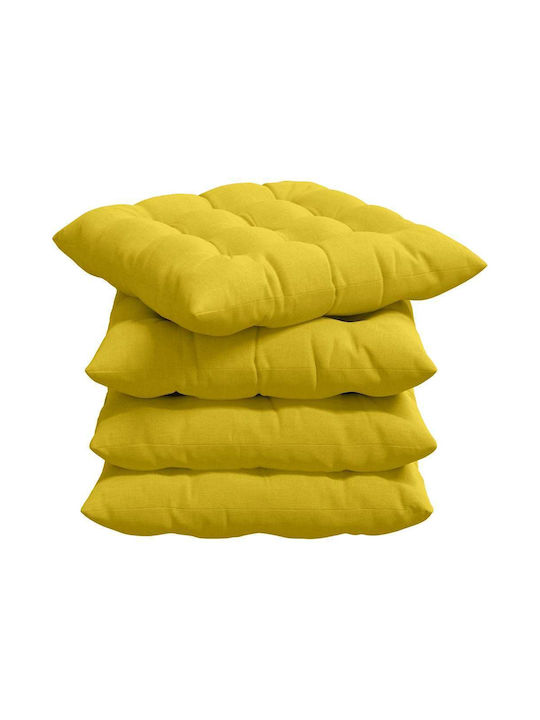 vidaXL Sofa-Kissen Gelb 40x40cm