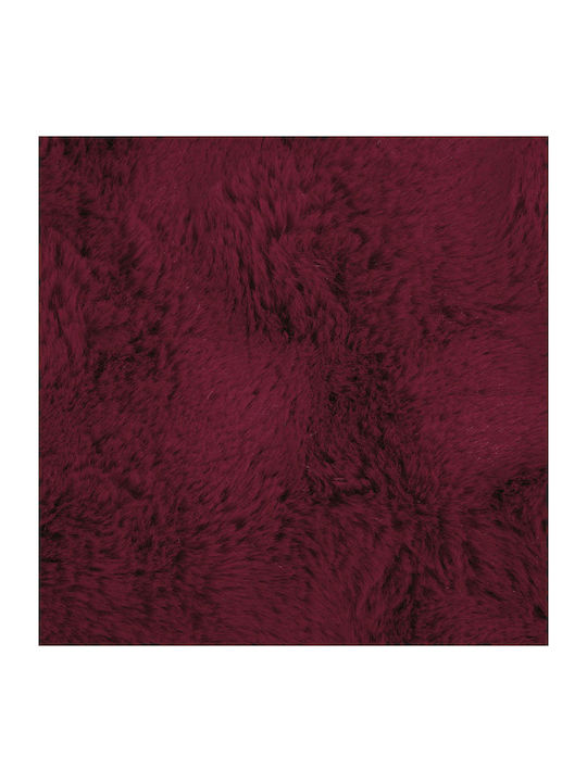 vidaXL Pelzige Decke Übergröße 240x270cm Basilikum Rot