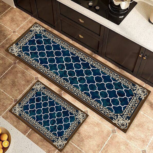 Σετ 2τμχ Πατάκια Αντιολισθητικά 150x60cm & 80x50cm Pat-046
