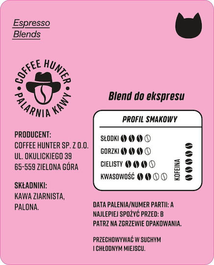Coffee Hunter Καφές Espresso σε Κόκκους 1kg