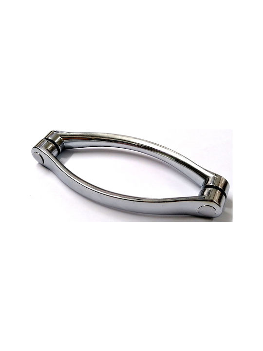 Handle Furniture made of Plastic in Silver Color 6-05-026 1pcs