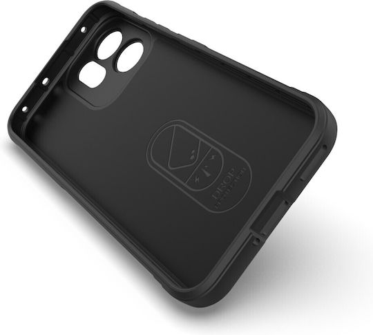 Magic Shield Umschlag Rückseite Silikon Gray (Oppo Reno14F)