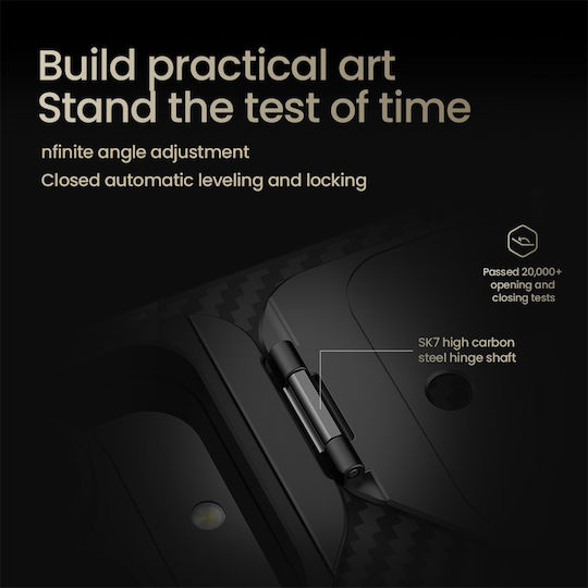Nillkin Back Cover Σιλικόνης / Aramid Fiber Μαύρο (Galaxy Z Fold7)