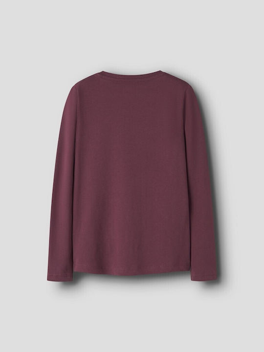 Kids' Shirt Long Sleeve Bordeaux