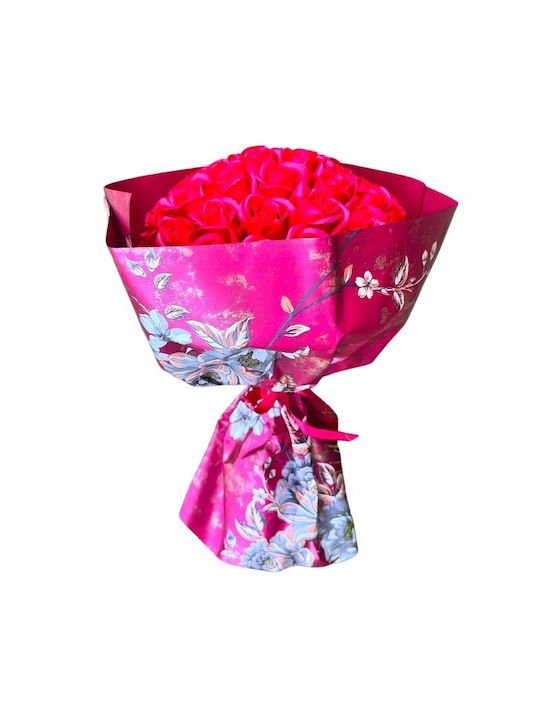 Royal Red Bouquet 55 Soap Roses