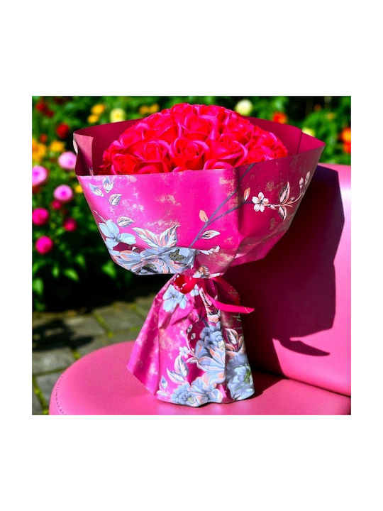 Royal Red Bouquet 55 Soap Roses
