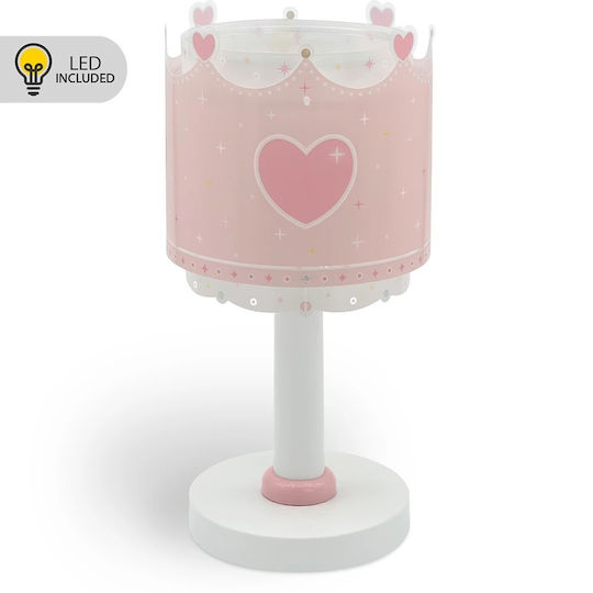 Ango Led Kids Decorative Lamp Little Queen Pink 30x15cm