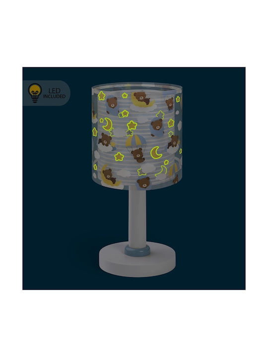Ango Led Kids Decorative Lamp Baby Teddy Blue 30x15cm
