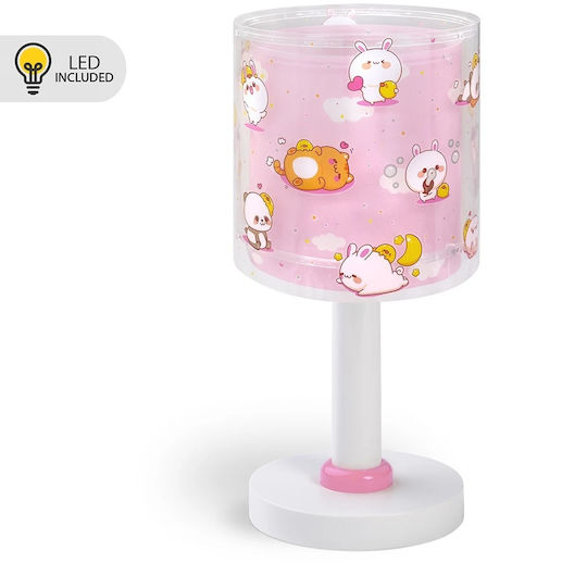 Ango Led Kids Decorative Lamp Pink 30x15cm