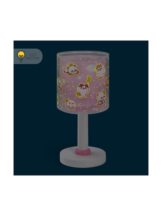 Ango Lumini LED Lampă decorativă pentru copii Roz 30x15cm