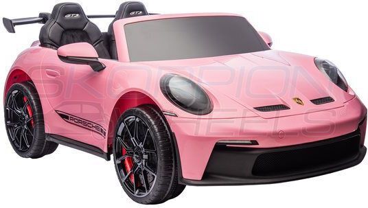 Porsche 911 GT3 Original Две Места с Дистанционно Управление Лицензиран 24 Волта Розова за 3+ Години