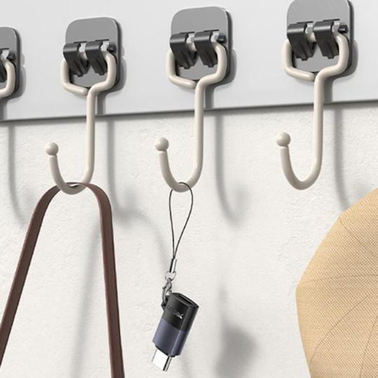 Yesido Μετατροπέας Lightning male σε USB-C female Γκρι 1τμχ