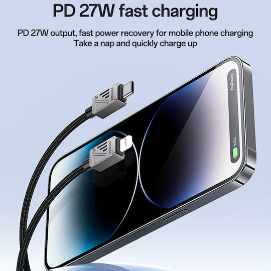 Yesido USB-C to Lightning Cable 27W Μαύρο 1.2m