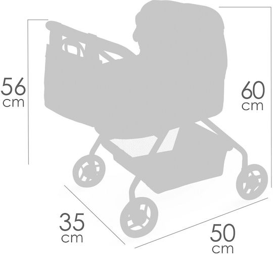 De Cuevas Puppen Kinderwagen Für 3+ Jahre