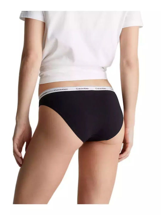 Βαμβακερά Damen Slip 3Pack Schwarz