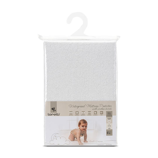 Lorelli Waterproof Crib Mattress Protector with Elastic Straps 60x120cm