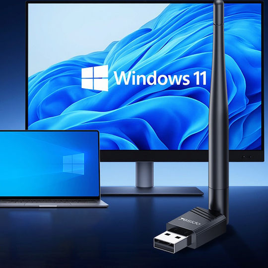 Yesido Αντάπτορας Δικτύου USB με Ασύρματη Σύνδεση Wi-Fi 150Mbps