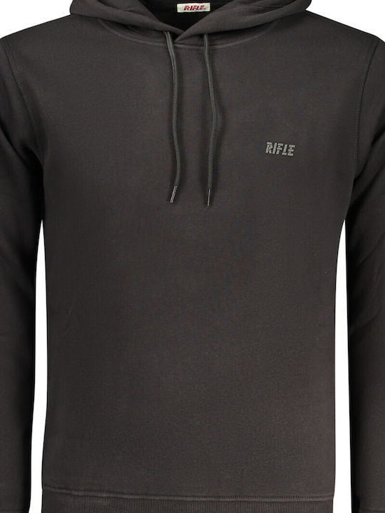 Sweatshirt with Hood Black