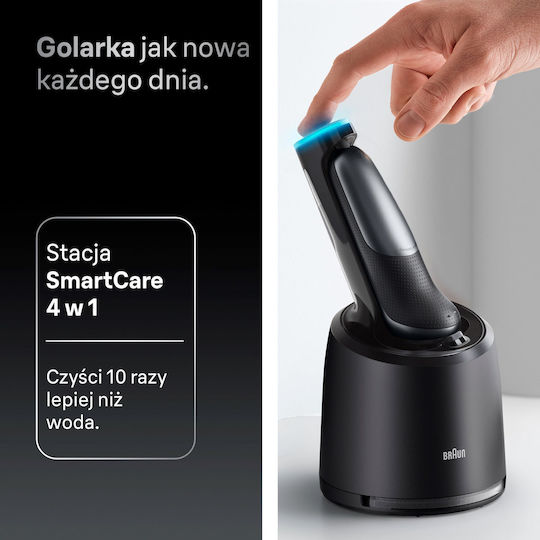 Braun 2087839 Aparat de Ras Electric Față Reîncărcabil