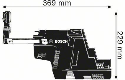 Bosch 1600A0051M Σύστημα Αναρρόφησης Σκόνης Δράπανου για GBH 18V-26 & GBH 18V-26 F