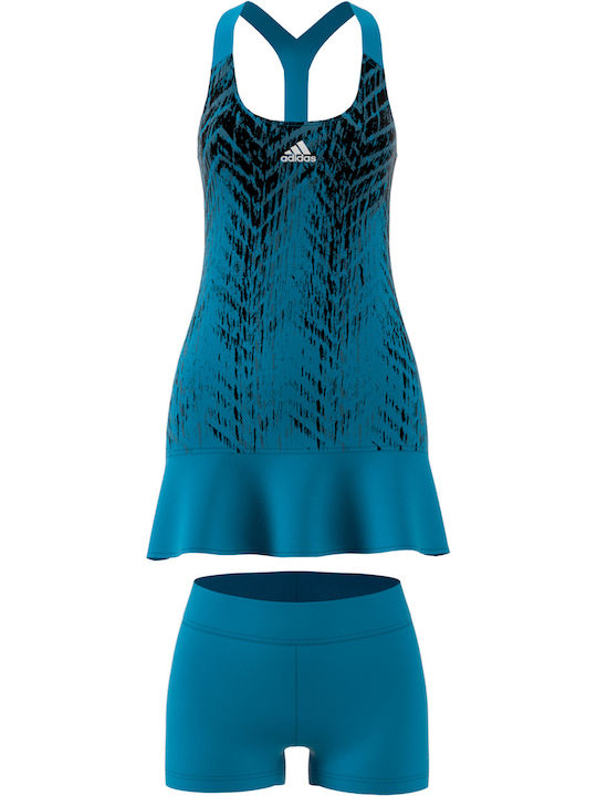 adidas Primeblue HB6190 Women's Blue Tennis Dress