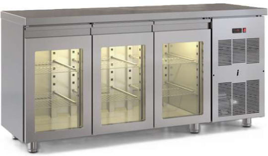Inox Dobros Frigider Inoxidabil de Banc cu Sertar și Unitate de Răcire L180xl60xH87cm