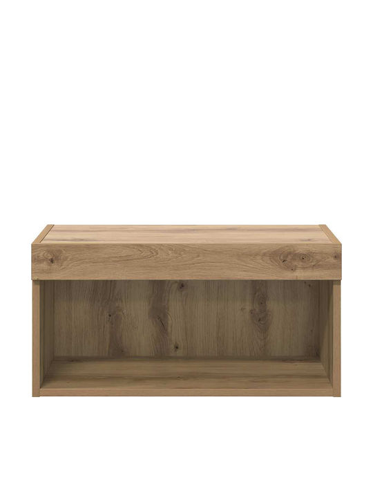 Телевизионно Мебелче с LED Осветление Artisan Oak Д60xДл30xВ30см