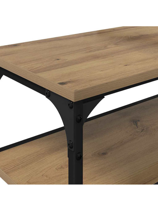 TV-Ständer Metall Artisan Eiche M200xT30xH50cm