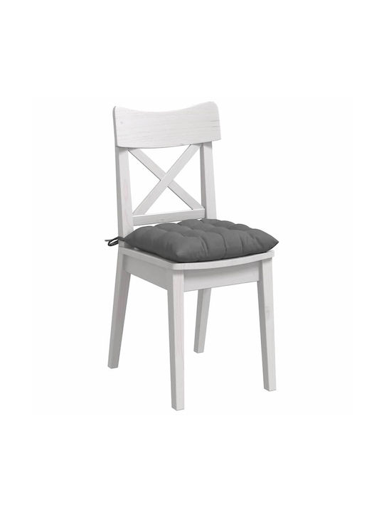 vidaXL Sofa-Kissen Dunkelgrau 40x40cm
