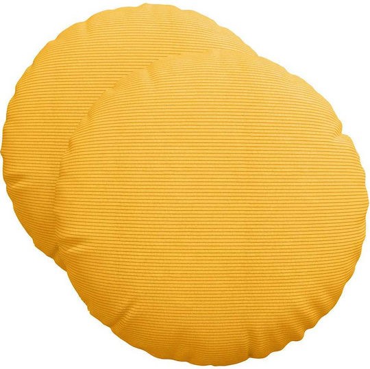 vidaXL Perna De Canapea Din Catifea Moale Galbenă 50x50cm