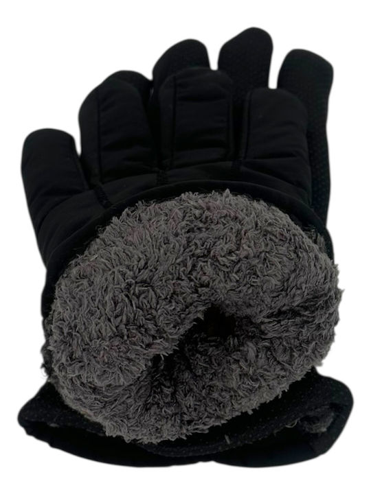 Winter Herren Motorradhandschuhe Schwarz