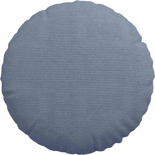 vidaXL Възглавница За Диван От Кадифе Син 60x60см