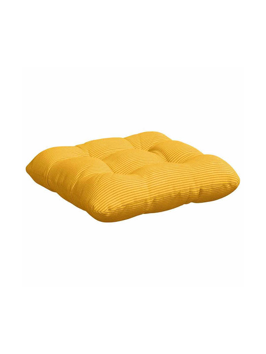 vidaXL Perna De Canapea Moale Galbenă 40x40cm