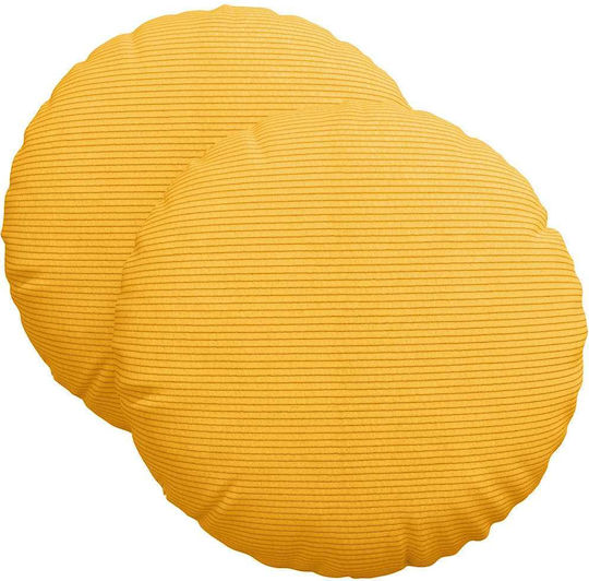 vidaXL Sofa-Kissen aus Samt Weiches Gelbes 40x40cm