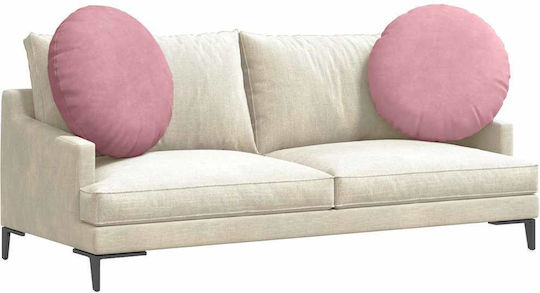 vidaXL Perna De Canapea Din Catifea Roz 29x80cm