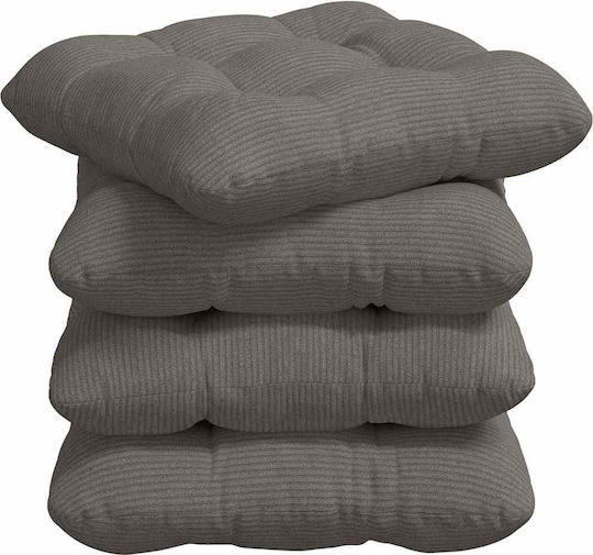 vidaXL Sofa-Kissen Offenes Grau 45x45cm