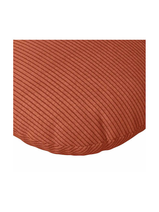 vidaXL Възглавница за диван от Велур Red Orange 2бр 30x30см.