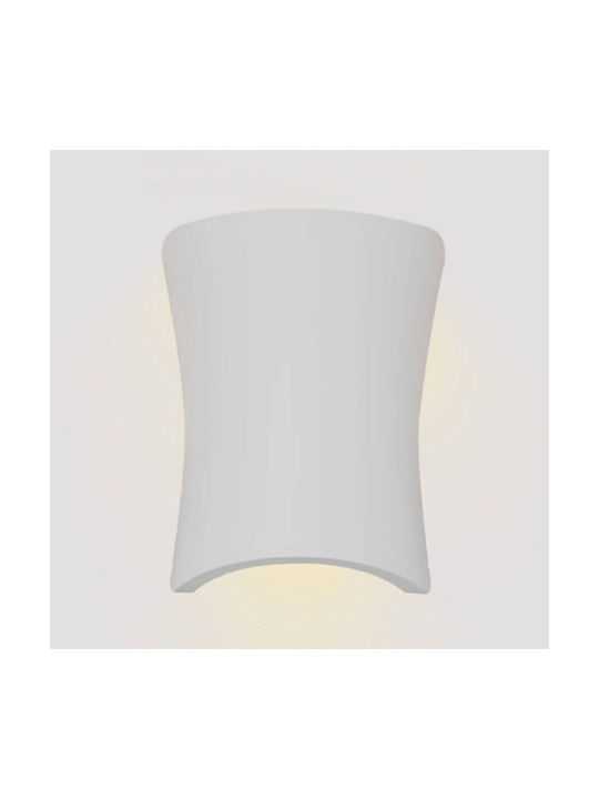 Inlight Lamp Wall with Socket E14 White 21.5x21.5x11.5cm