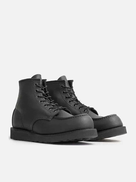 Leather Black Men's Boots