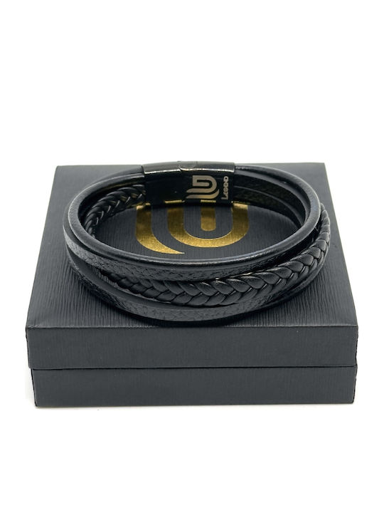 Legend Accessories Βραχιόλι από Δέρμα 23cm