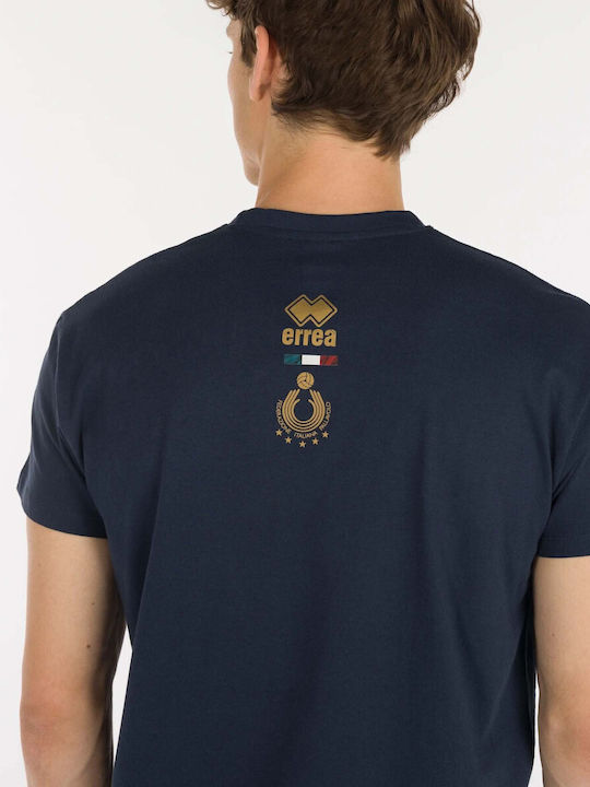 Naz Italia Volley Αθλητικό T-shirt Μπλε