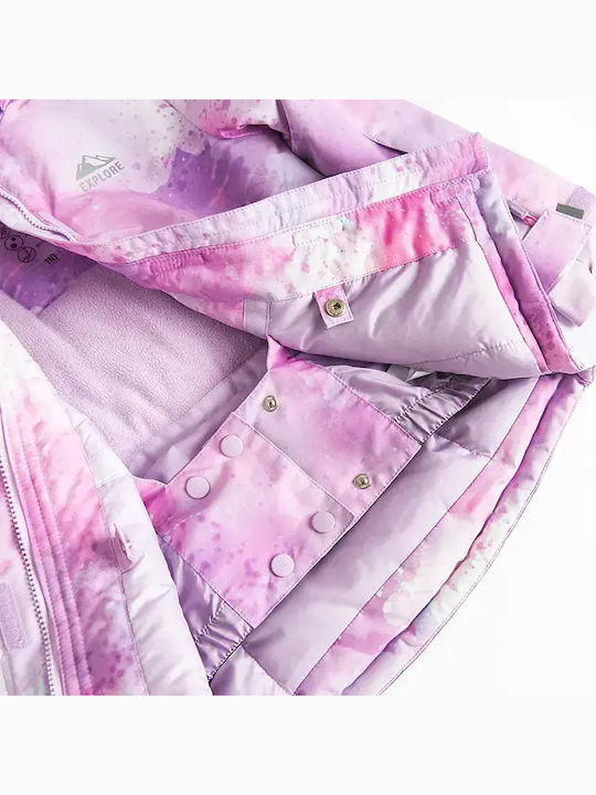 Geacă Casual Pentru Copii Cu Glugă Violet