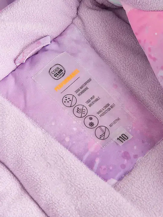 Geacă Casual Pentru Copii Cu Glugă Violet