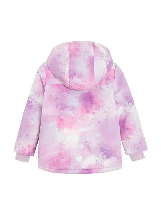 Geacă Casual Pentru Copii Cu Glugă Violet