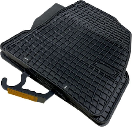 Carpower Set of Front and Rear Mats 4pcs for Ford Fiesta 2004-2011 Black