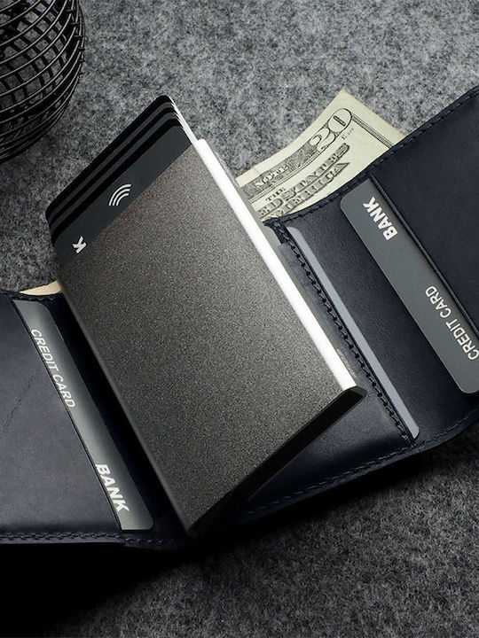 Men's Wallet Classic with RFID Blue